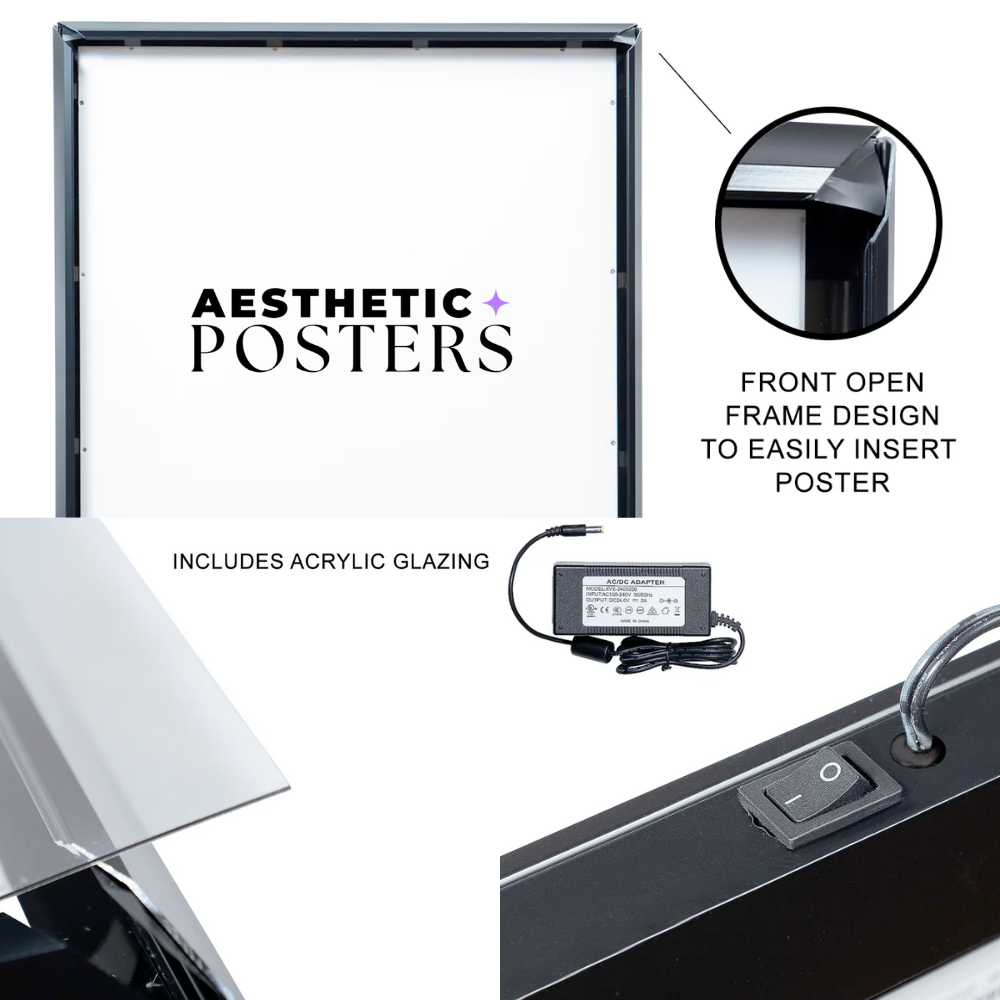 Cadre Lumineux LED pour Posters