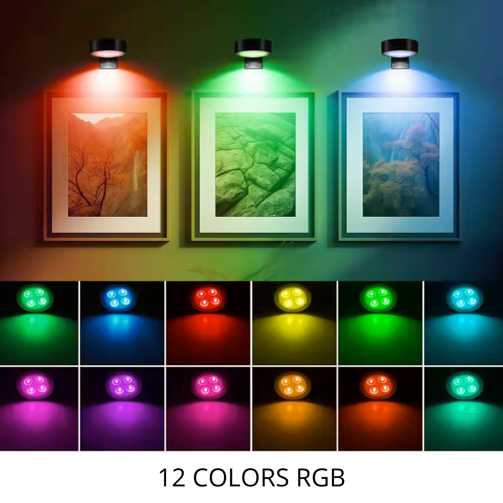 Lampe murale RGB pour poster
