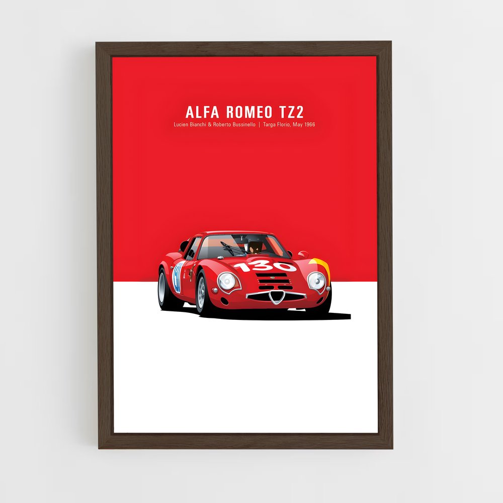 alfa-romeo-9 cadre Bois foncé