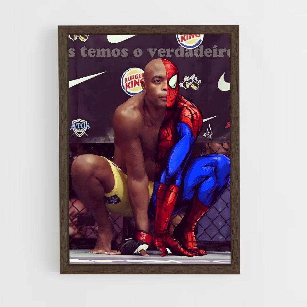 anderson-silva-6 cadre Bois foncé