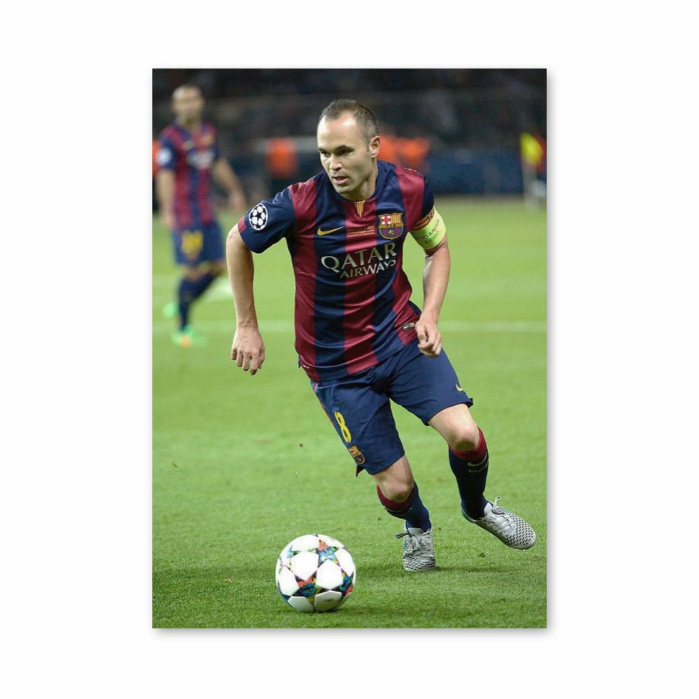 Poster Andrés Iniesta Ballon