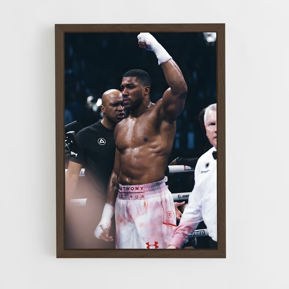 anthony-joshua-4 cadre Bois foncé