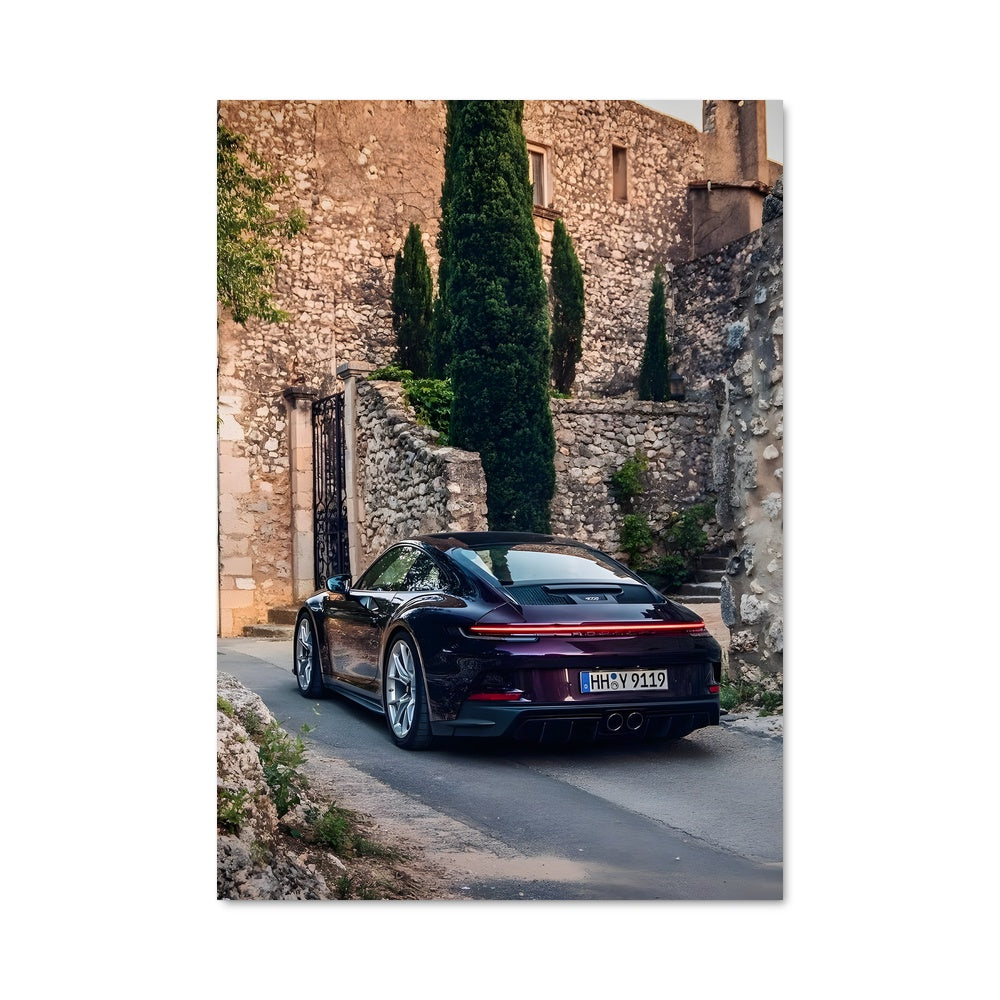 Poster Noir de Vitesse