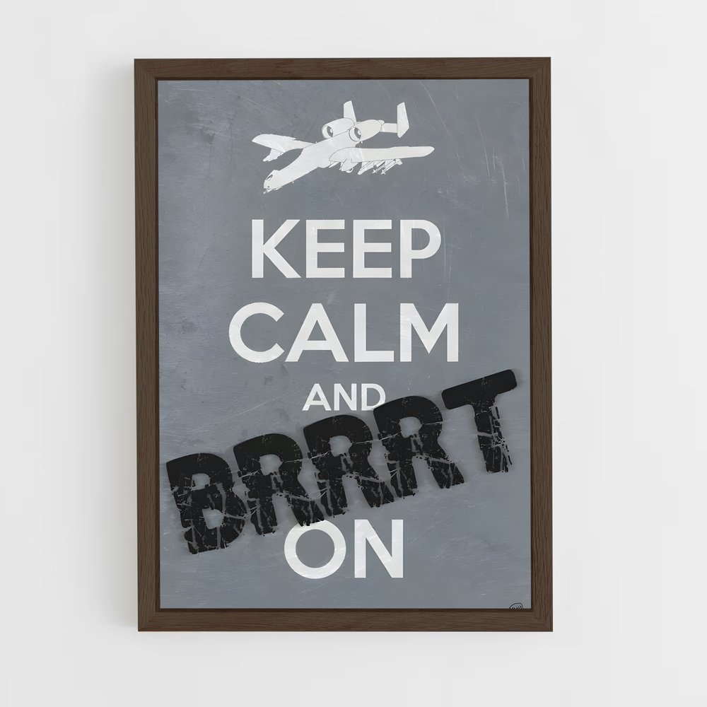 ap-a-10 warthog-3 cadre Bois foncé