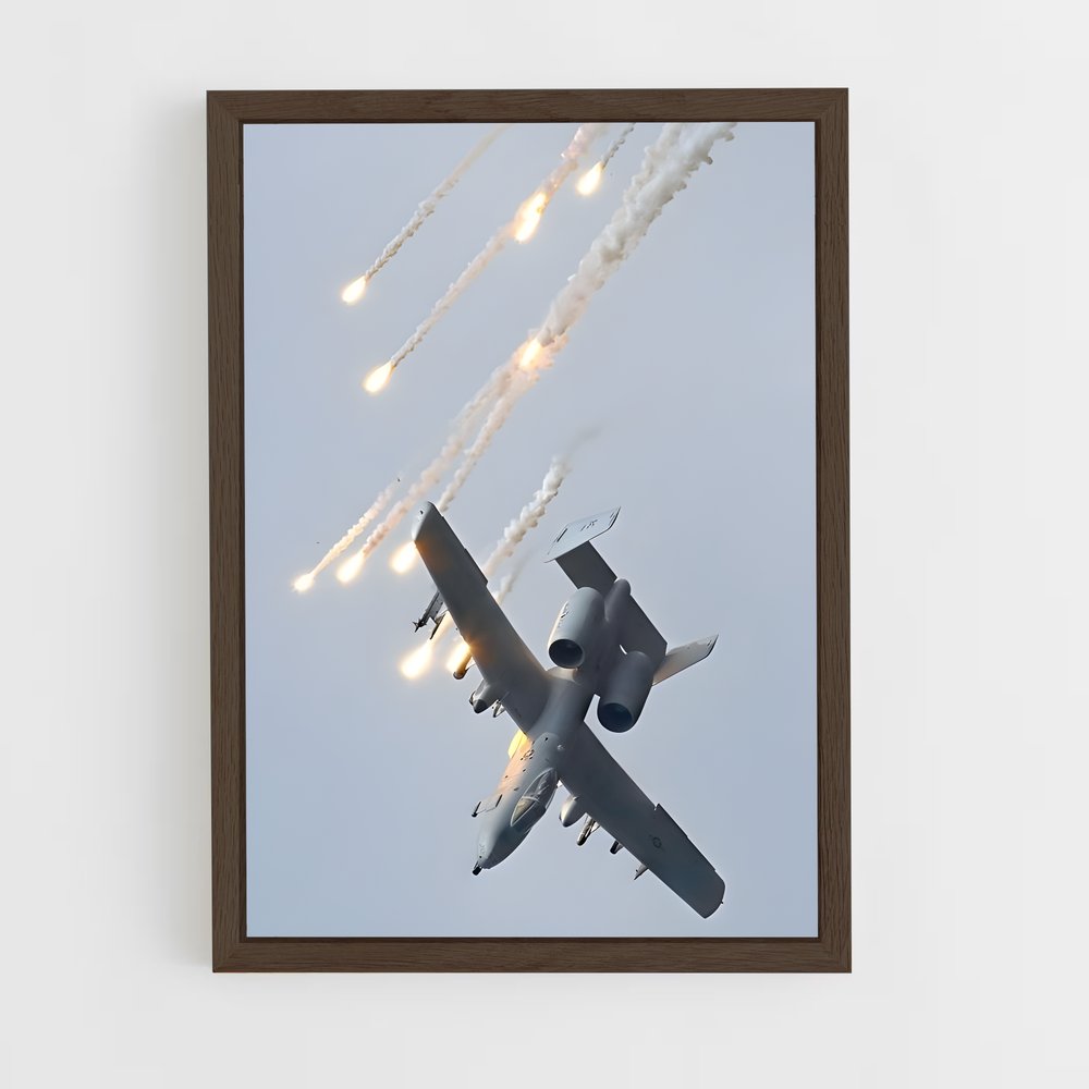 ap-a-10 warthog-4 cadre Bois foncé