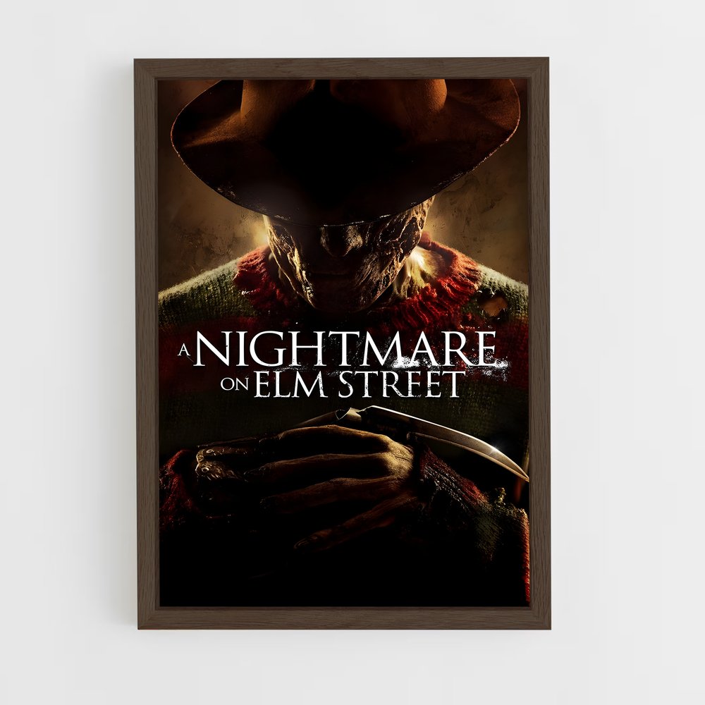 ap-a nightmare on elm street-2 cadre Bois foncé
