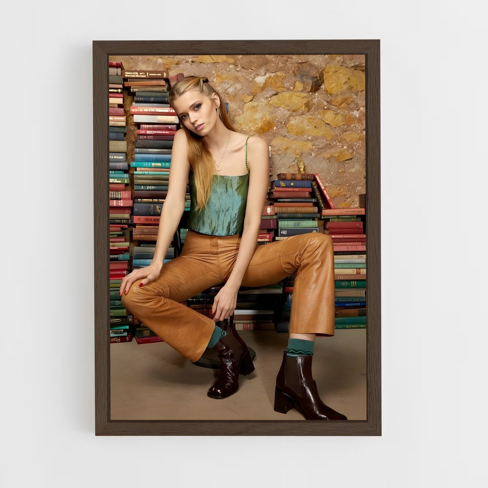 ap-abbey lee kershaw-6 cadre Bois foncé