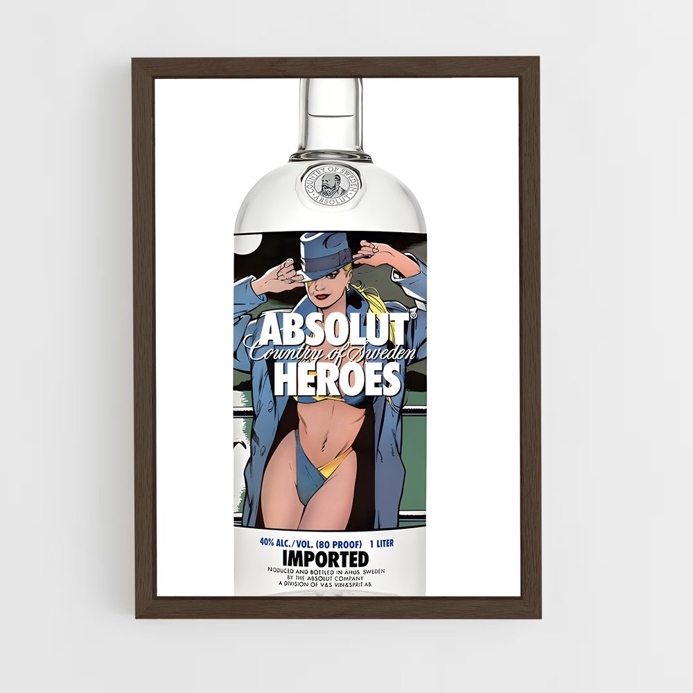 ap-absolut-4 cadre Bois foncé