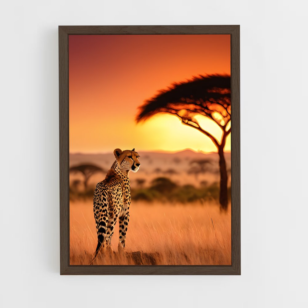 ap-acacia trees-7 cadre Bois foncé