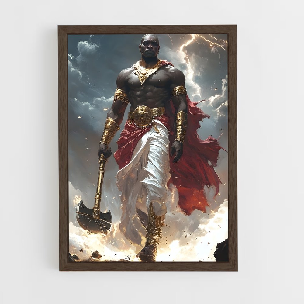 ap-african mythology-2 cadre Bois foncé
