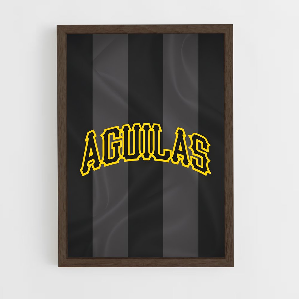ap-aguilas cibaenas-4 cadre Bois foncé