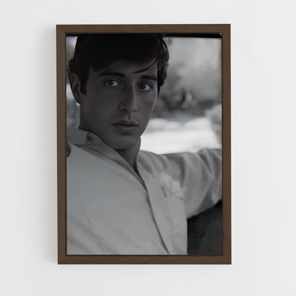 ap-al pacino-7 cadre Bois foncé