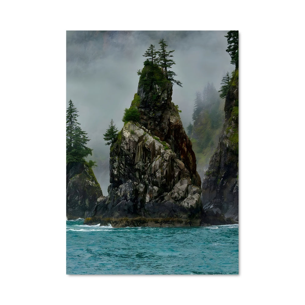 Poster Rocher des Fjords