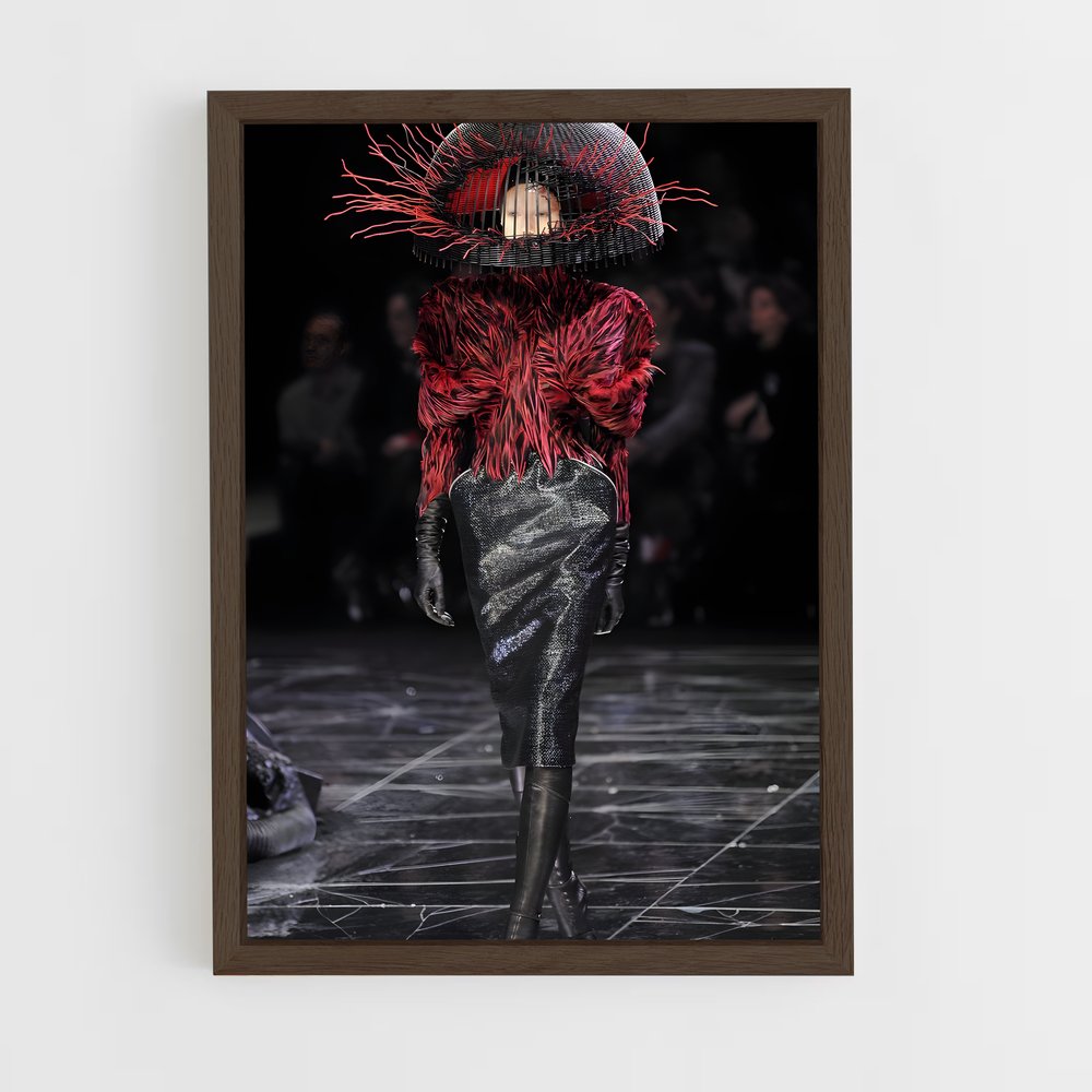 ap-alexander mcqueen-1 cadre Bois foncé
