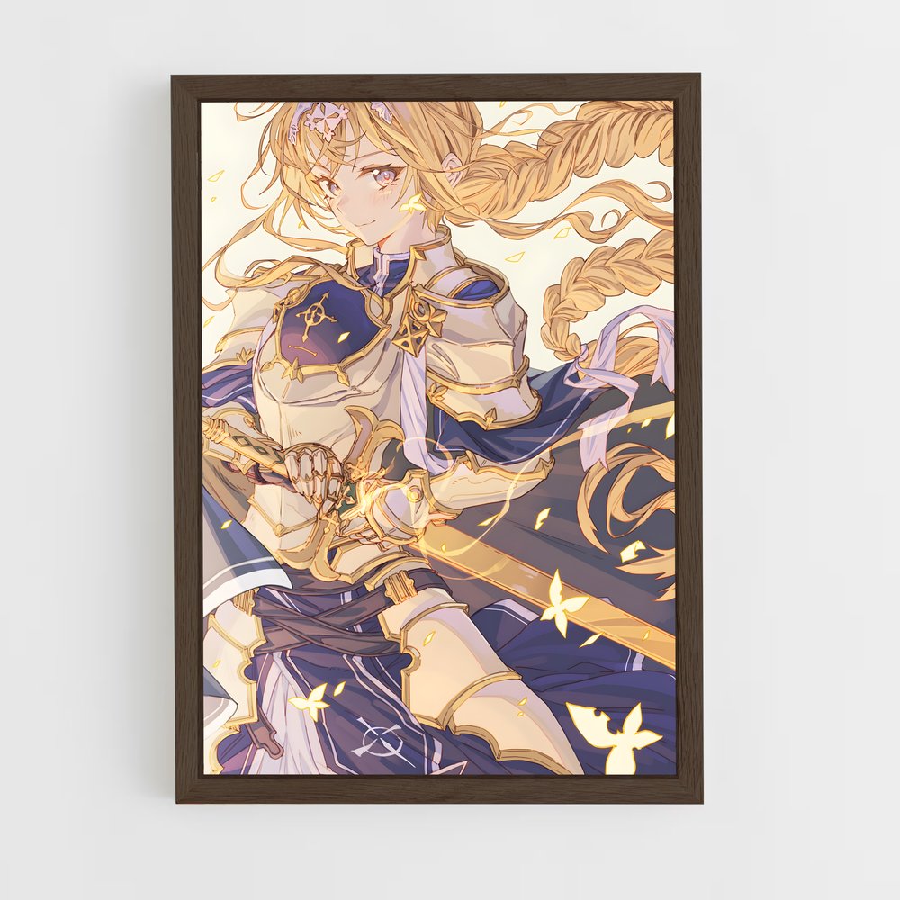 ap-alice sword art online-9 cadre Bois foncé