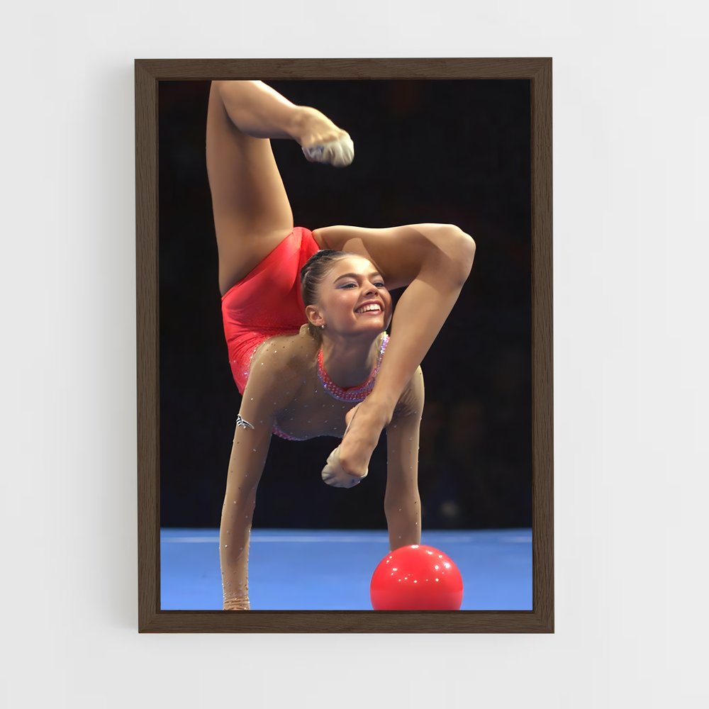 ap-alina kabaeva-5 cadre Bois foncé