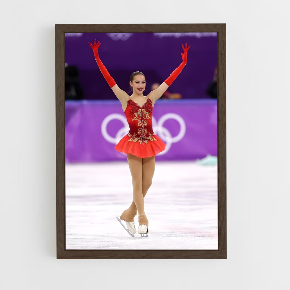 ap-alina zagitova-2 cadre Bois foncé