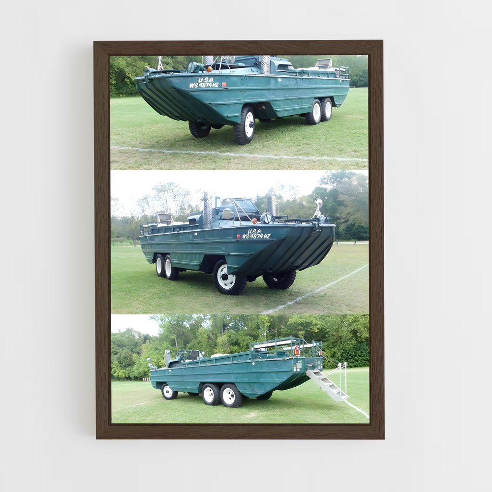 ap-amphibious vehicles-1 cadre Bois foncé