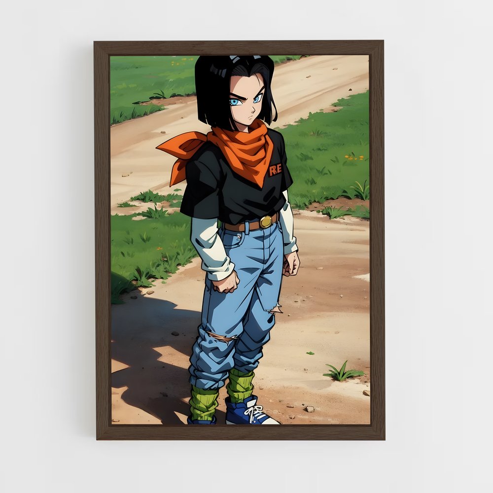ap-android 18-14 cadre Bois foncé