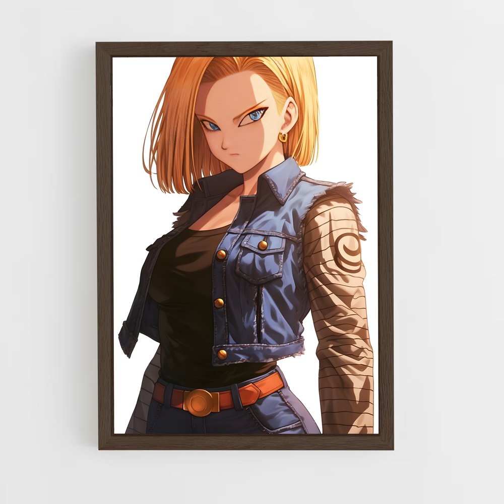 ap-android 18-3 cadre Bois foncé