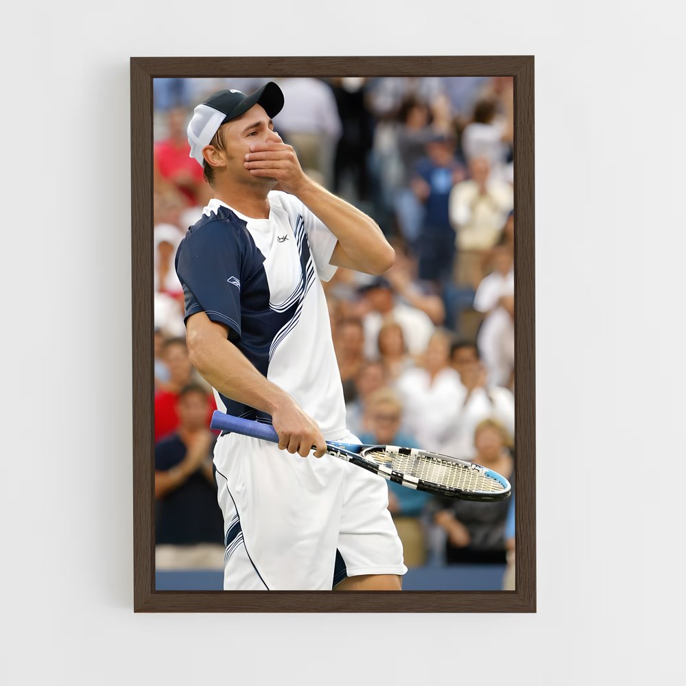 ap-andy roddick-3 cadre Bois foncé