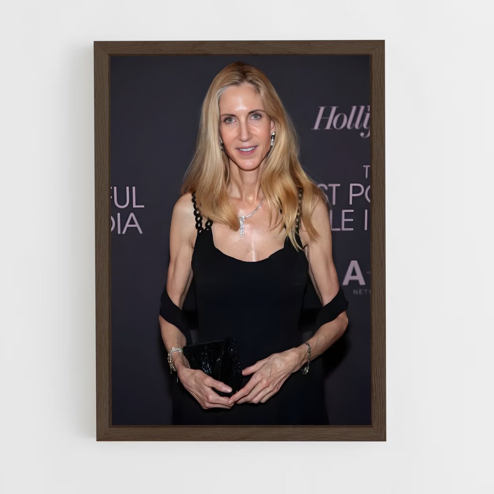ap-ann coulter-3 cadre Bois foncé