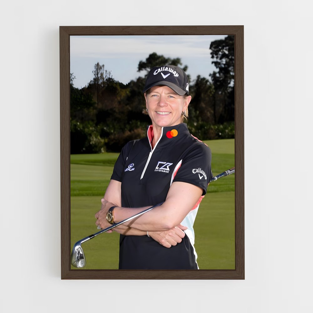ap-annika sorenstam-1 cadre Bois foncé