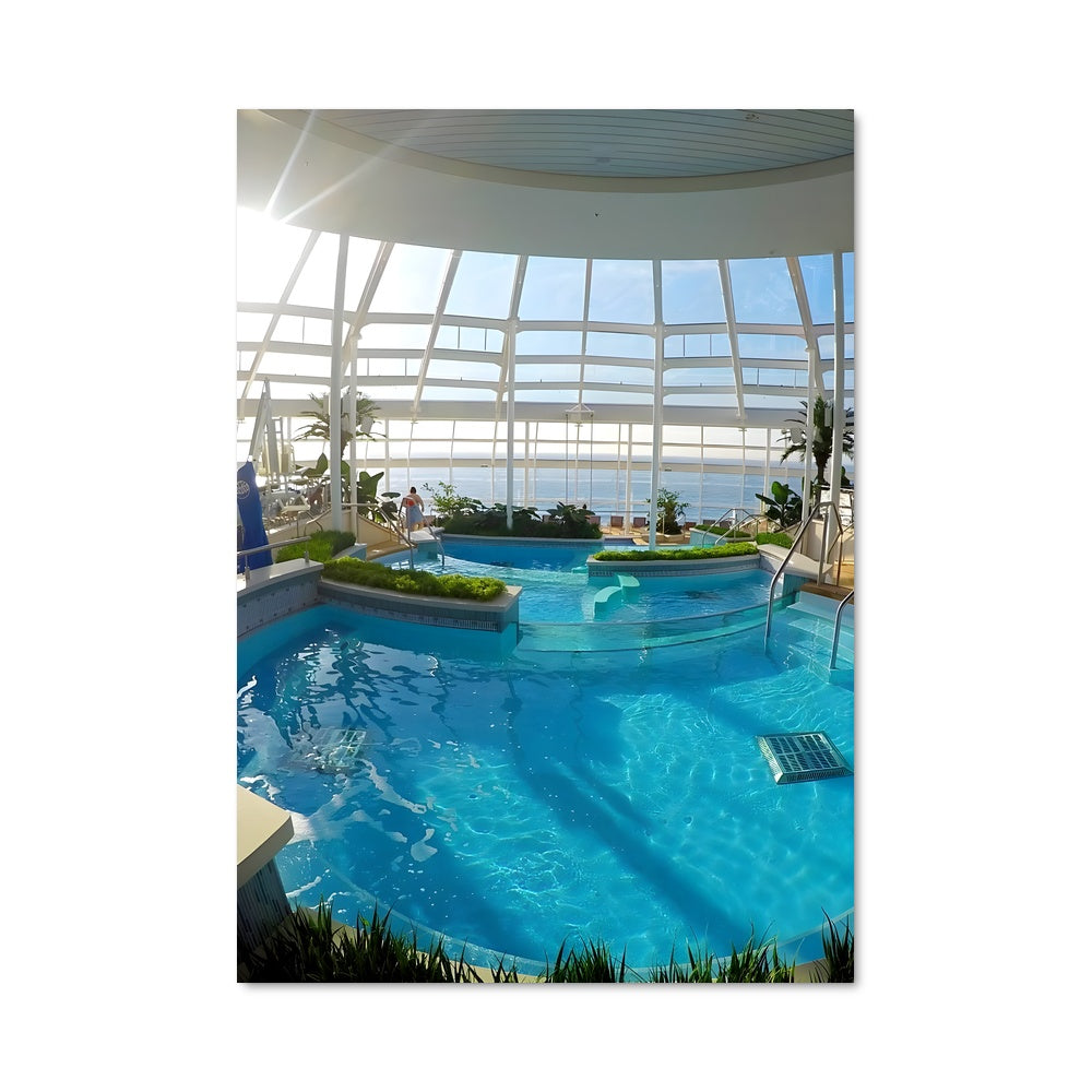 Poster Plongée au Cœur des Vagues