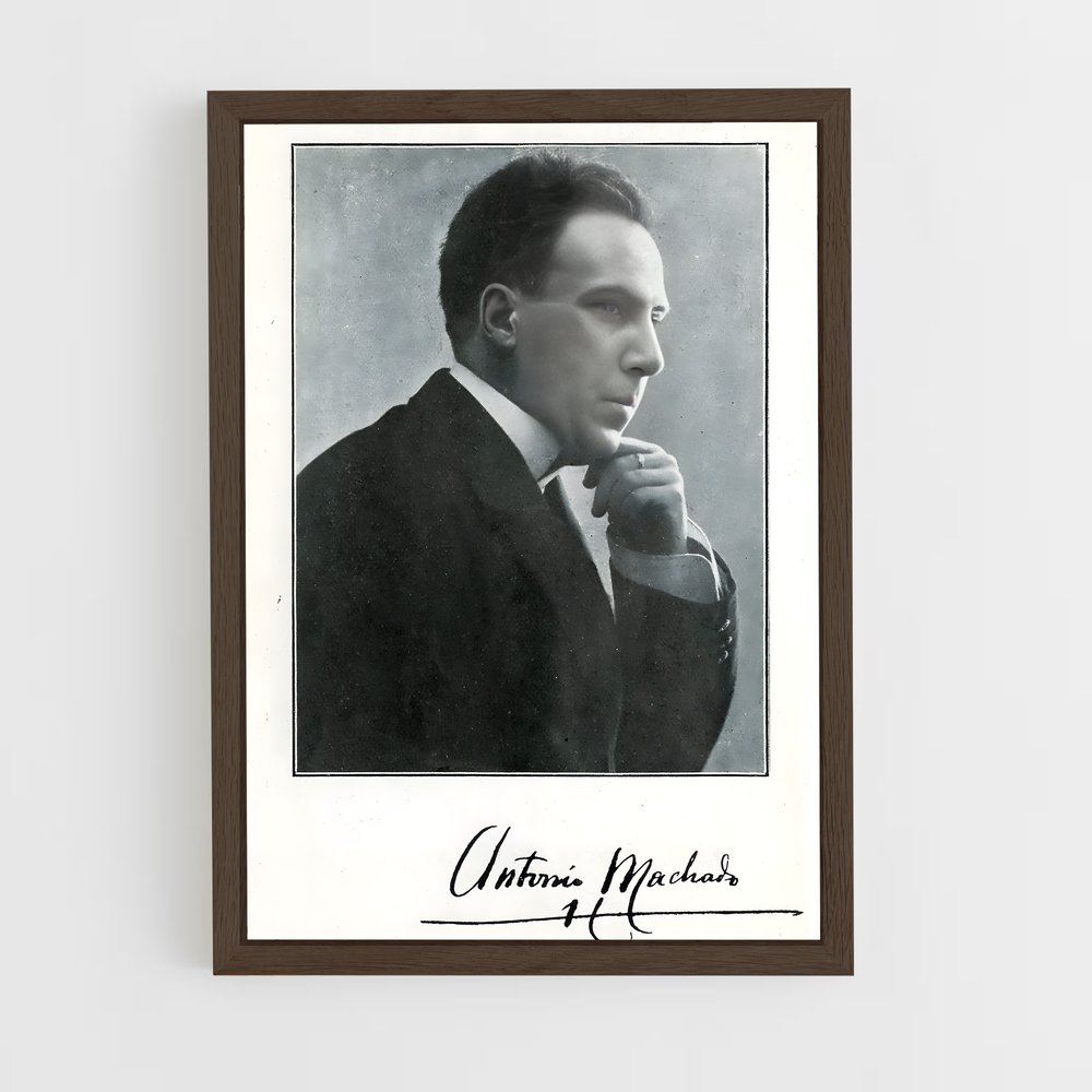 ap-antonio machado-1 cadre Bois foncé