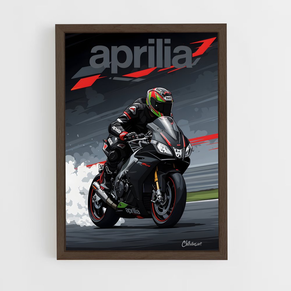 ap-aprilia racing-3 cadre Bois foncé