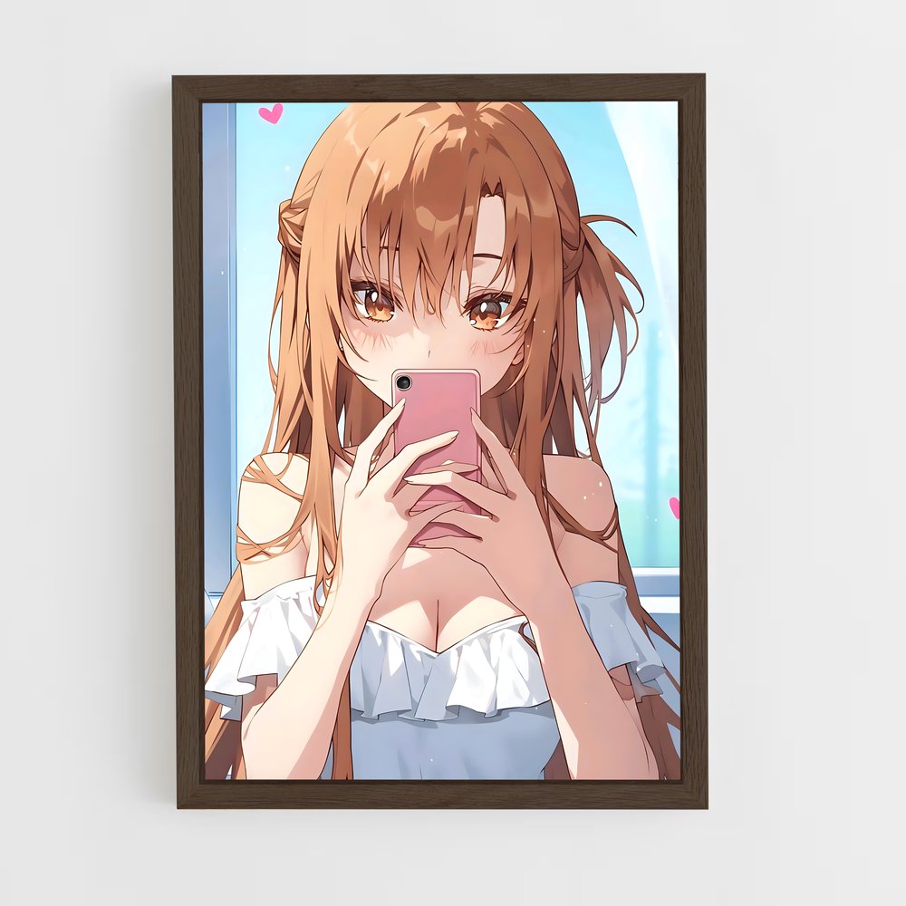 ap-asuna yuuki-13 cadre Bois foncé