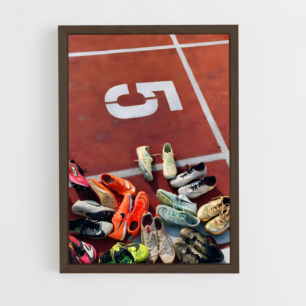 ap-athletism-10 cadre Bois foncé