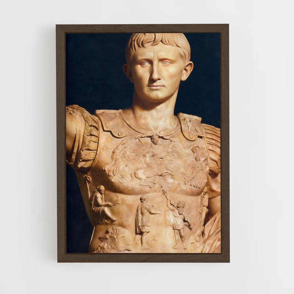ap-augustus of prima porta-6 cadre Bois foncé