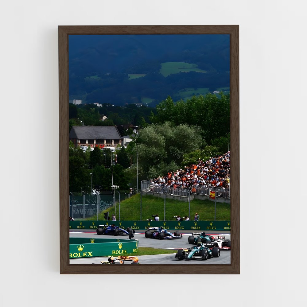 ap-austrian grand prix-1 cadre Bois foncé