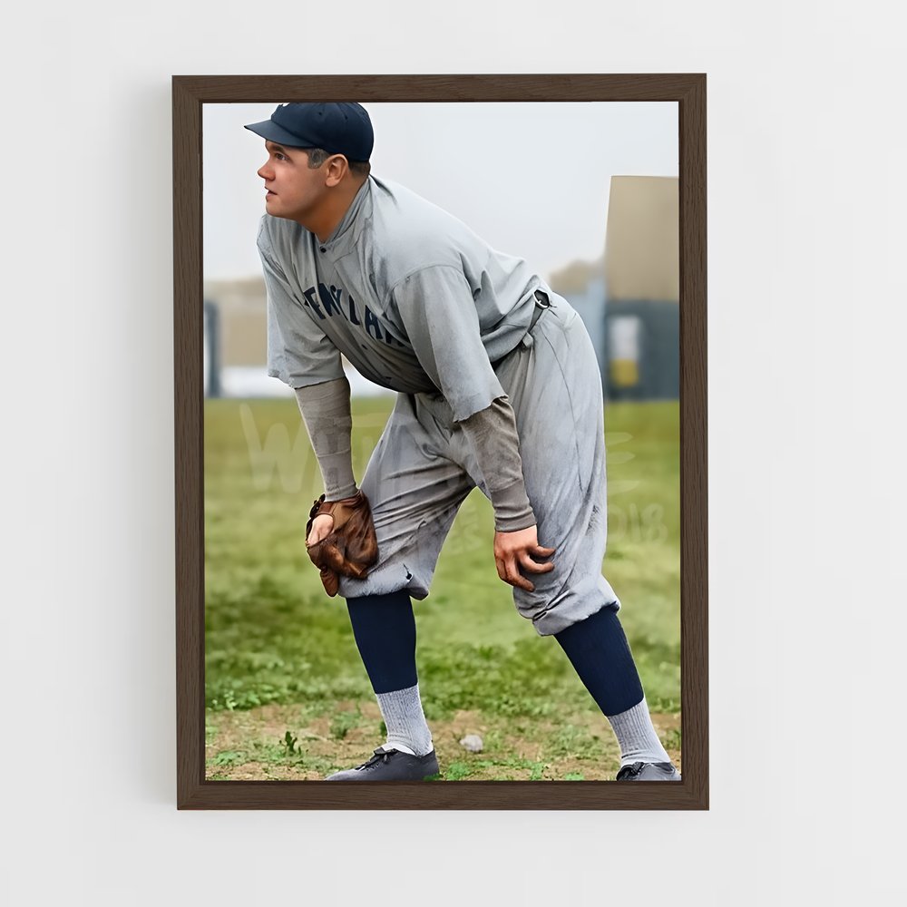 ap-babe ruth-5 cadre Bois foncé
