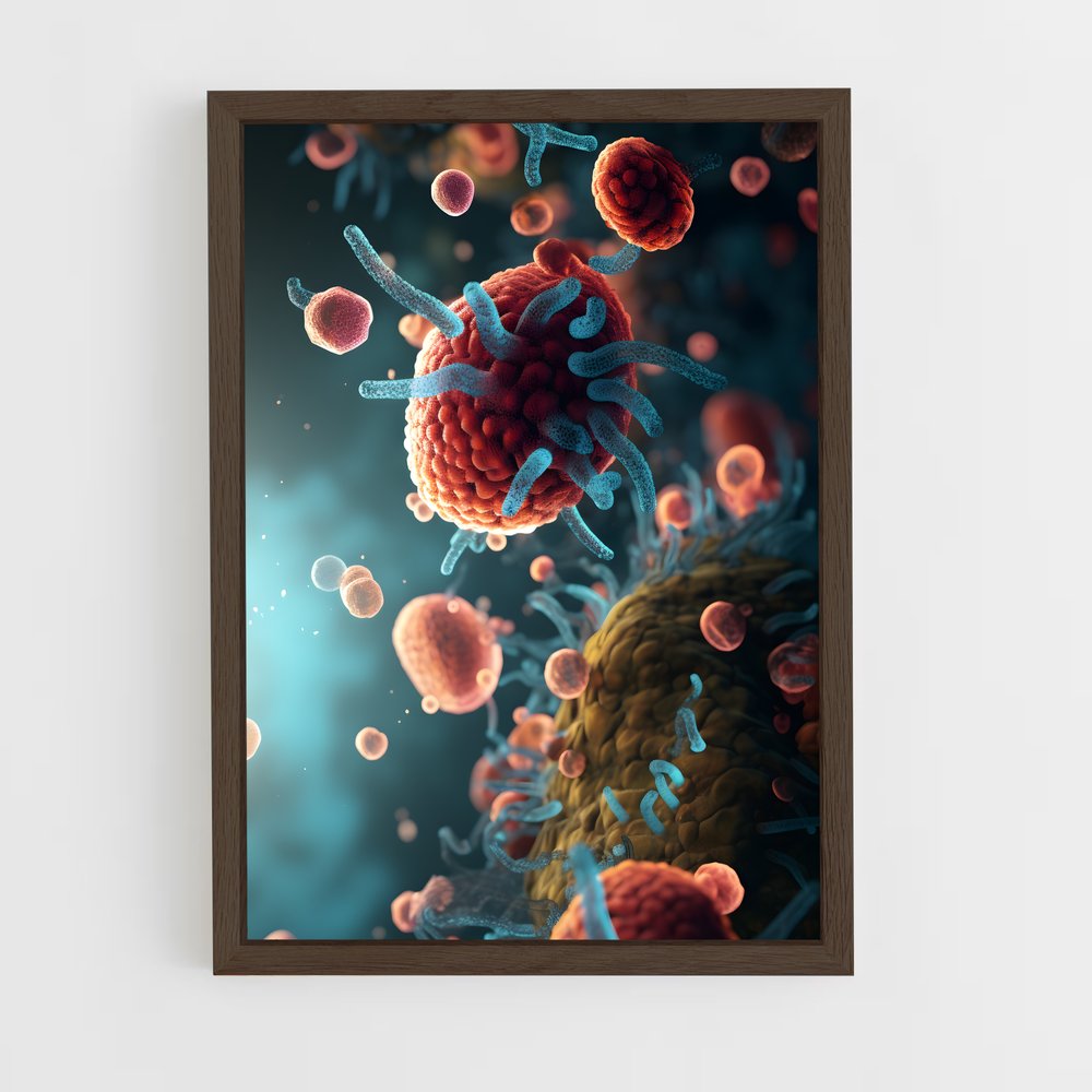 ap-bacteria-2 cadre Bois foncé