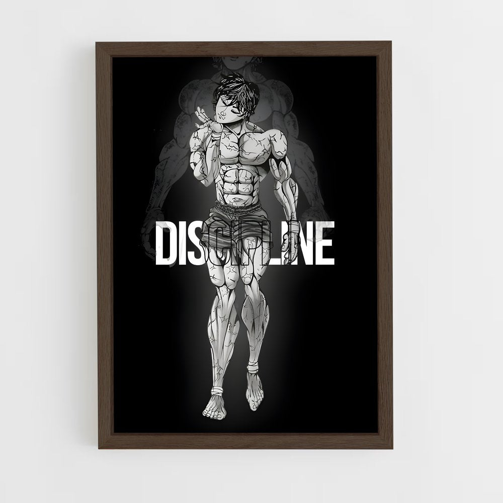 ap-baki hanma-3 cadre Bois foncé