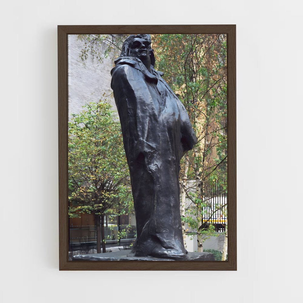 ap-balzac rodin-4 cadre Bois foncé