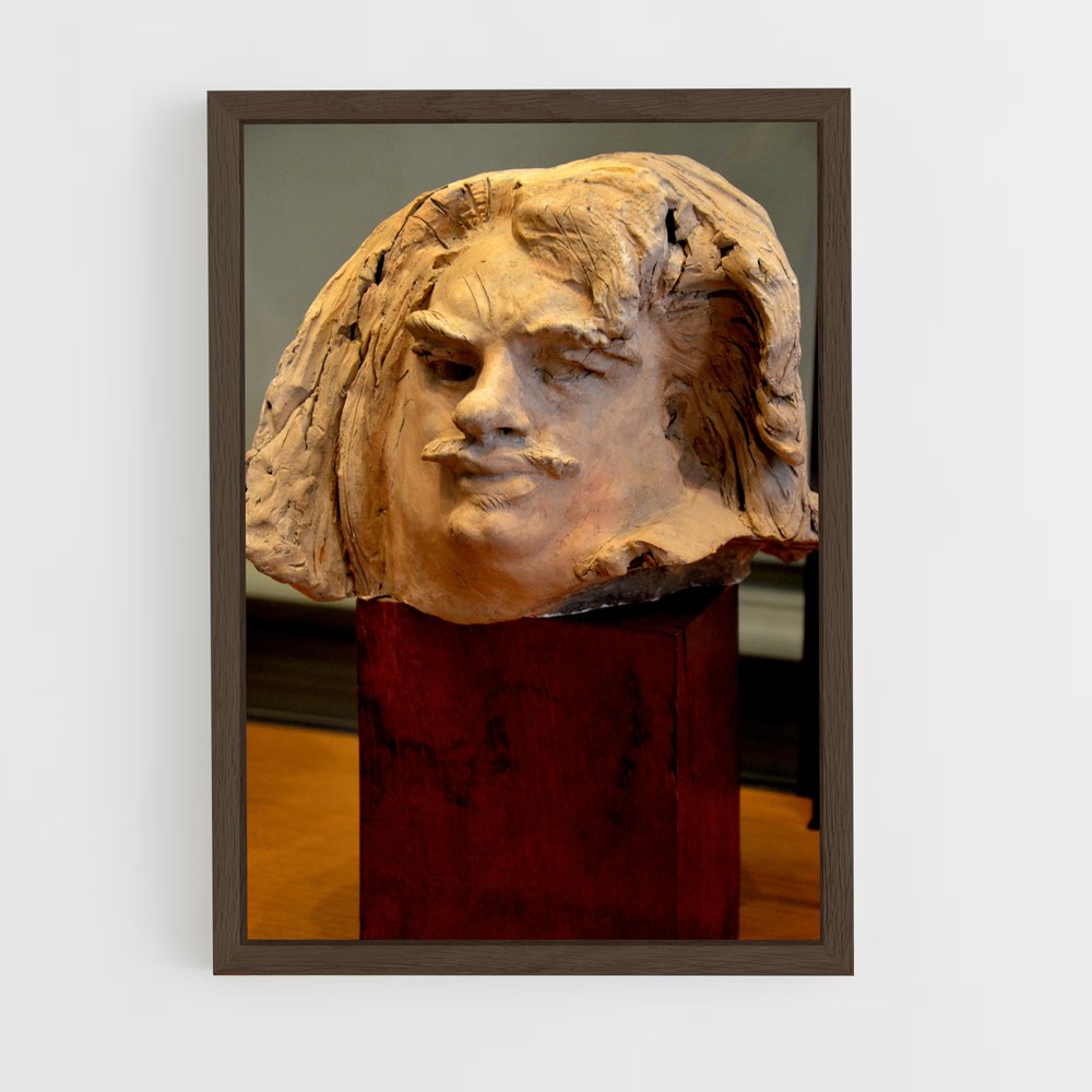 ap-balzac rodin-8 cadre Bois foncé