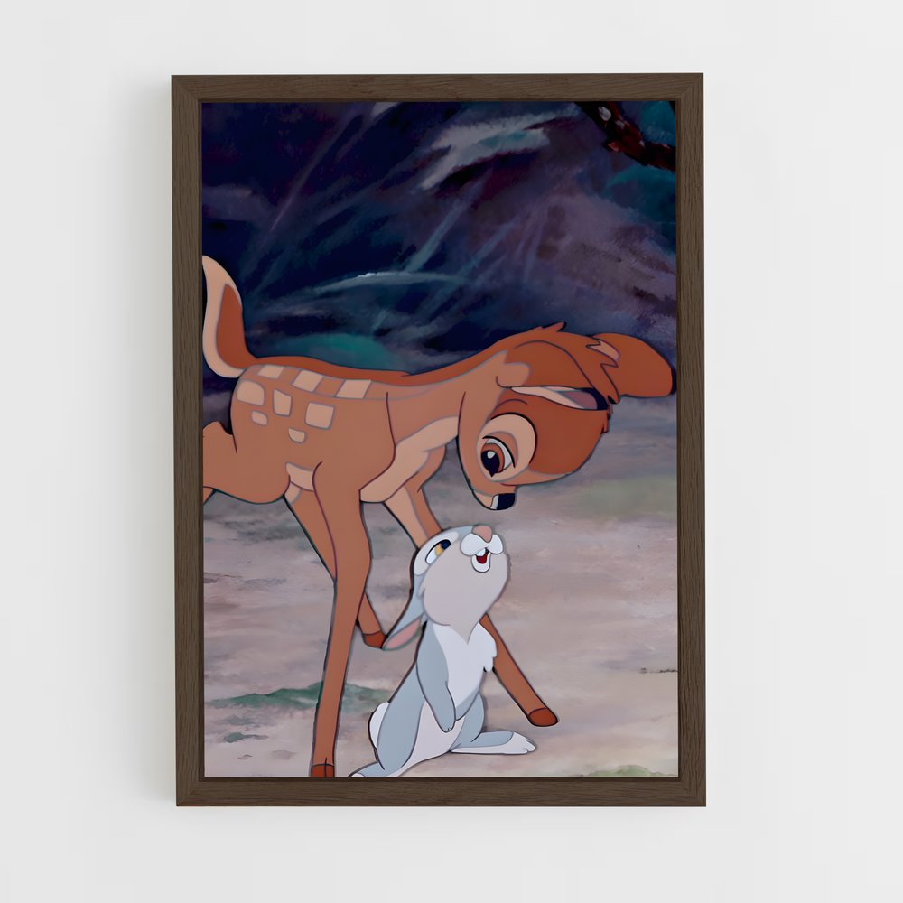 ap-bambi-4 cadre Bois foncé