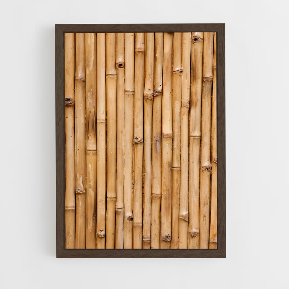 ap-bamboo patterns-1 cadre Bois foncé