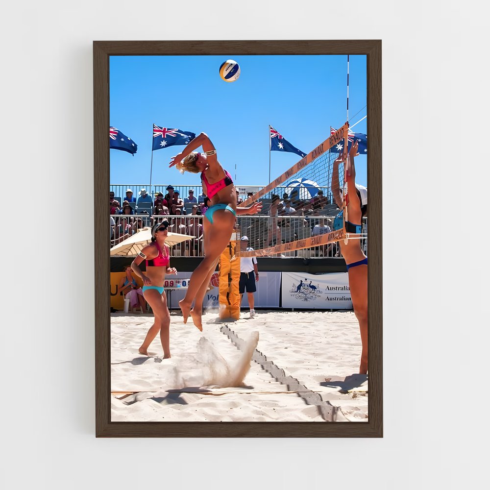 ap-beach volleyball nations cup-3 cadre Bois foncé