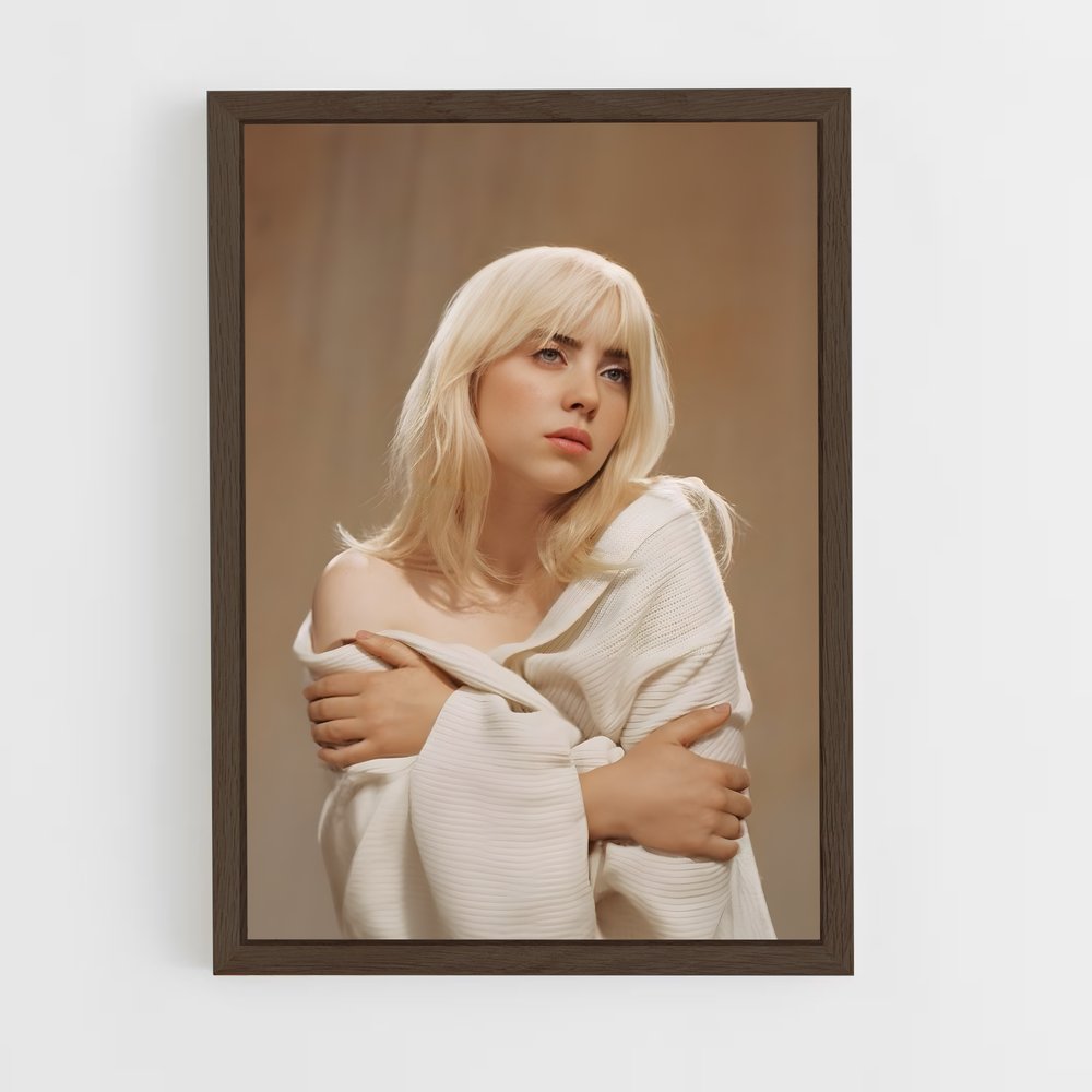 ap-billie eilish-6 cadre Bois foncé