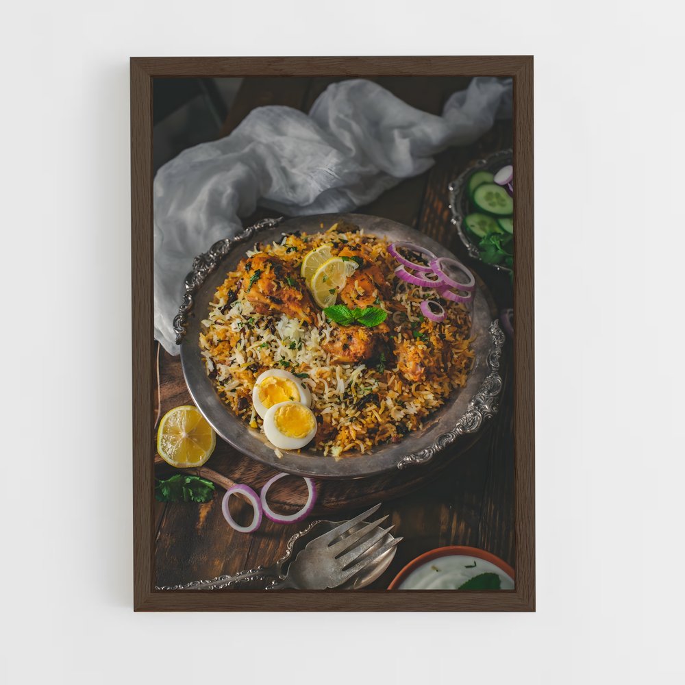 ap-biryani-4 cadre Bois foncé