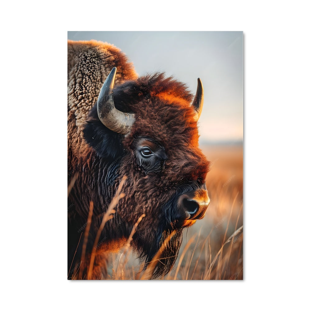 Poster Bison Sauvage