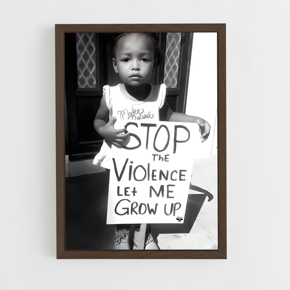 ap-black lives matter-9 cadre Bois foncé