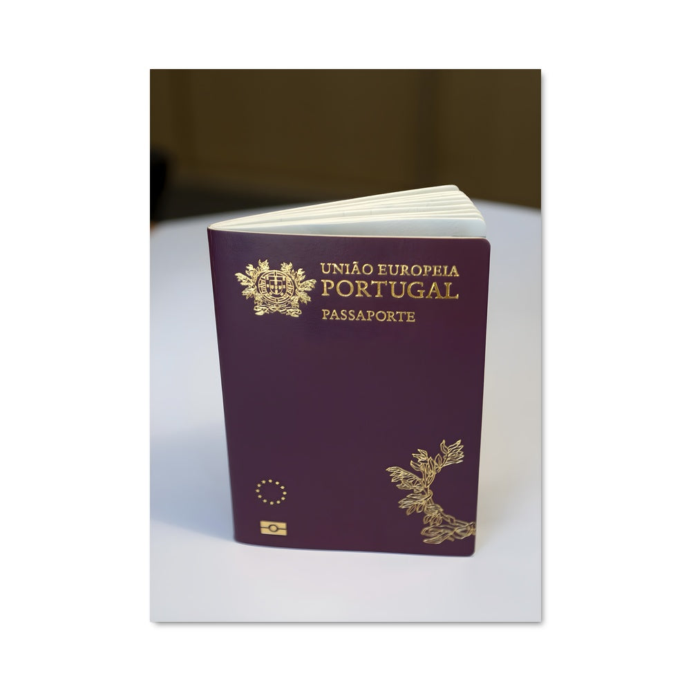 Poster Passeport Violet