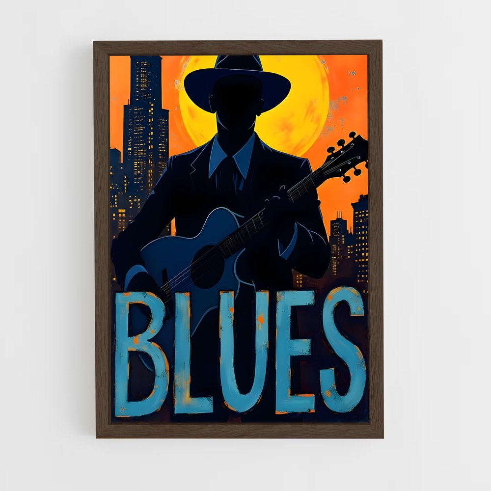 ap-blues-2 cadre Bois foncé