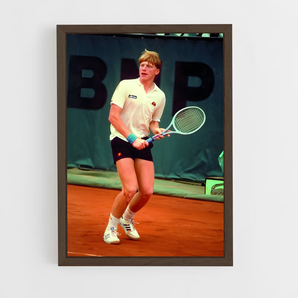 ap-boris becker-2 cadre Bois foncé