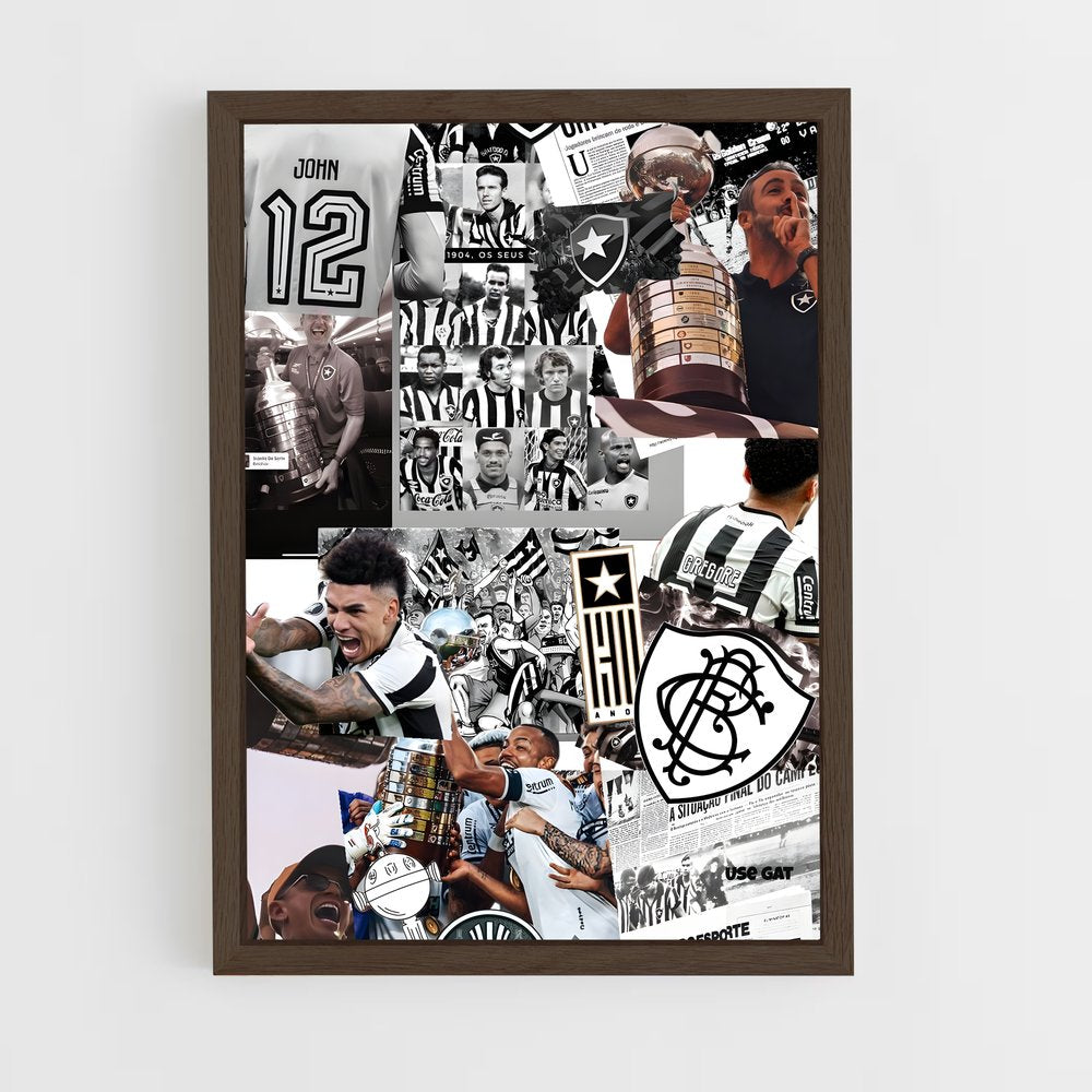 ap-botafogo de futebol e regatas-2 cadre Bois foncé